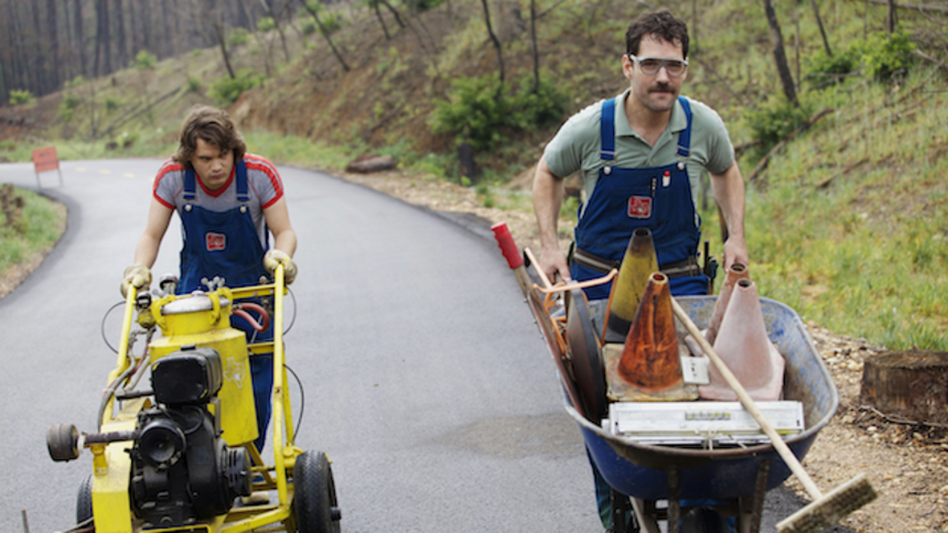 Paul Rudd And Emile Hirsch Make Quite The Odd Couple In The Trailer For PRINCE AVALANCHE